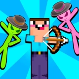 Noob vs Stickman Zombies